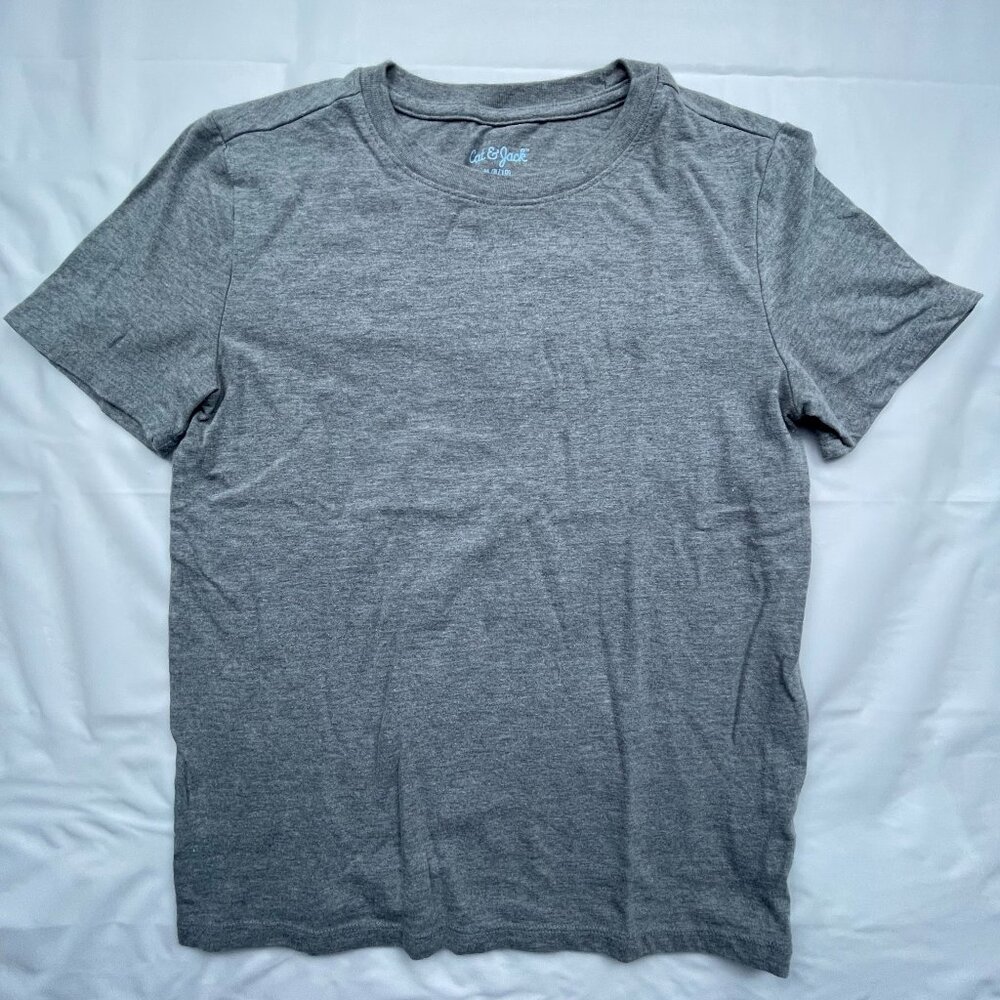 Cat & Jack Gray Boys T-shirt Size M(8-10)